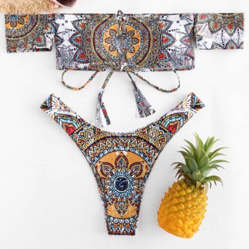 🌼Mandala Off The Shoulder Bikini🌼